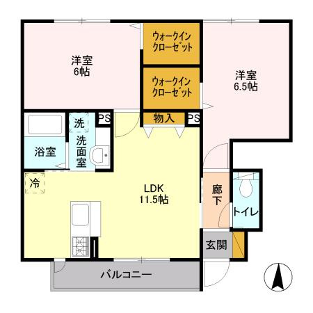 エクセレントヒルⅠ棟の間取り|★リビング広々14.2帖