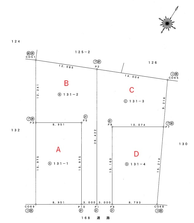 N-STAGE春日井市柏井町４丁目　Ａ区画の区画図