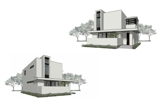 N-STAGE春日井市柏井町４丁目　Ａ区画の外観パース