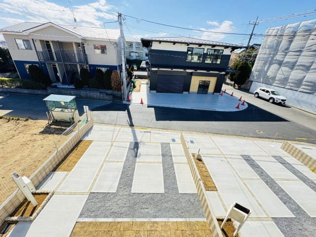 松戸市新松戸７丁目新築戸建【新松戸西小学校：6分】の展望|バルコニーより南側眺望・南道路で日当たり良好♪