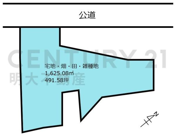 宮崎市大坪町　土地の土地図