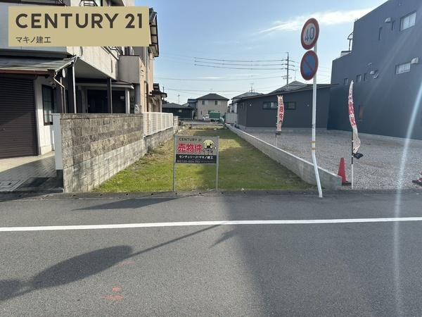 岐阜市宇佐東町の前面道路含む現地写真|北側公道より撮影
