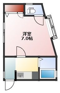ハイツやまびこＤの間取り
