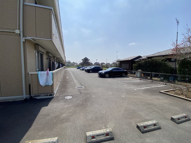 エスポワールAの駐車場