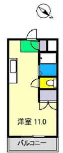高知市　一棟マンションの間取り
