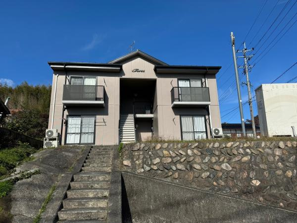 津山市高野本郷 一棟アパートの外観