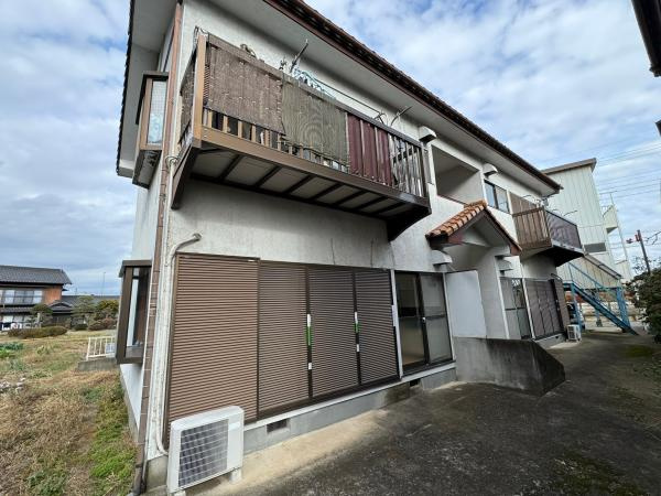 茨城県古河市一棟アパートの外観