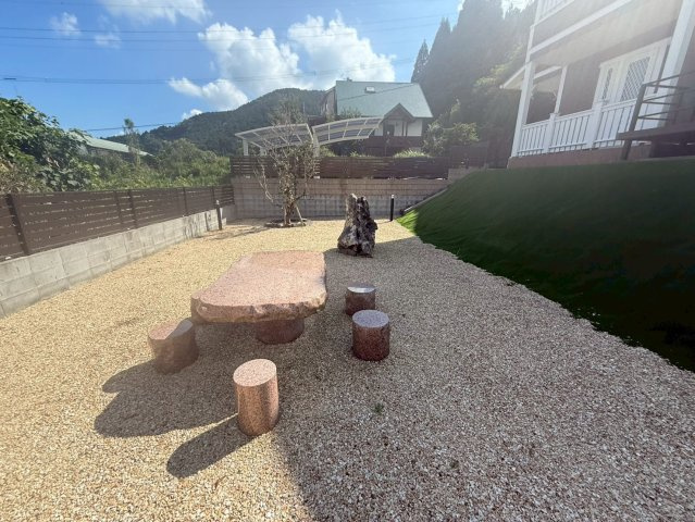 熊本県阿蘇郡 戸建ての庭