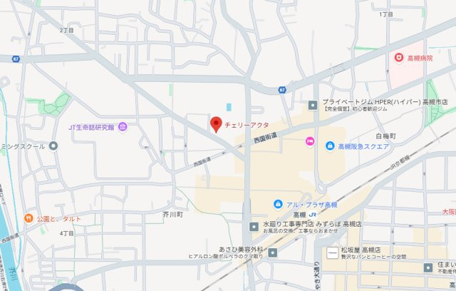 CHERRY AKUTAの地図