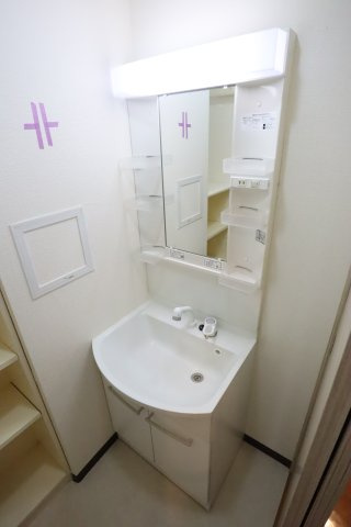 大阪市都島区善源寺町２丁目の賃貸マンションの洗面所