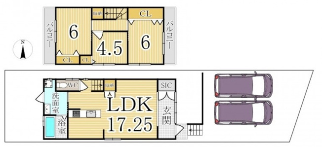 【間取り】 | K41238-C号地金閣
