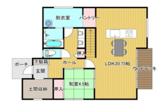 【間取り】 | 鳥取市江津中古戸建て