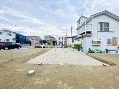 【前面道路含む現地写真】 | 鵠沼海岸土地分譲/全4区画-建築条件なし残３区画-52-7/ | 開発道路部分です。
