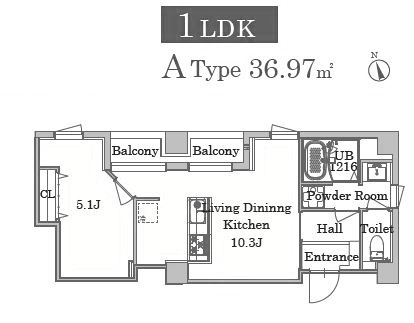 ラフェルム四街道の間取り