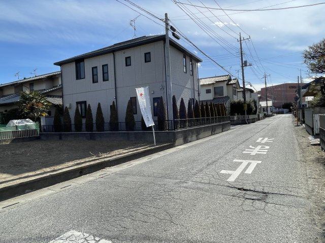 【前面道路含む現地写真】 | 児玉郡上里町七本木　売地　全1区画　