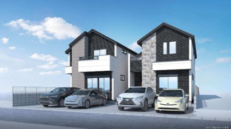 【外観パース】 | 外観パース図はイメージであり、実際の仕様とは異なる場合がございます。