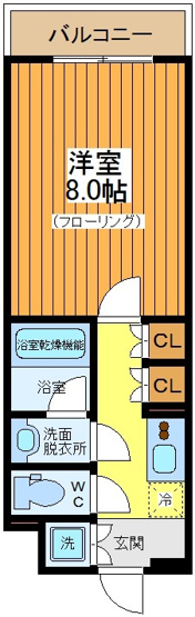 【間取り】 | ルーブル駒沢大学参番館