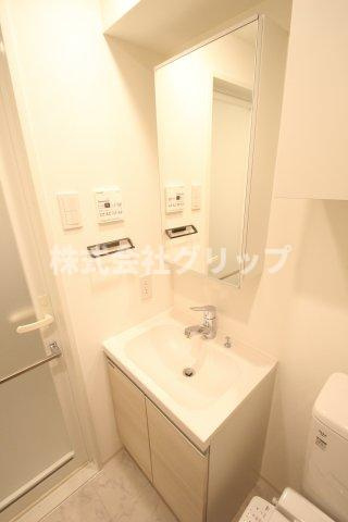 クレストタップ新横浜の独立洗面台