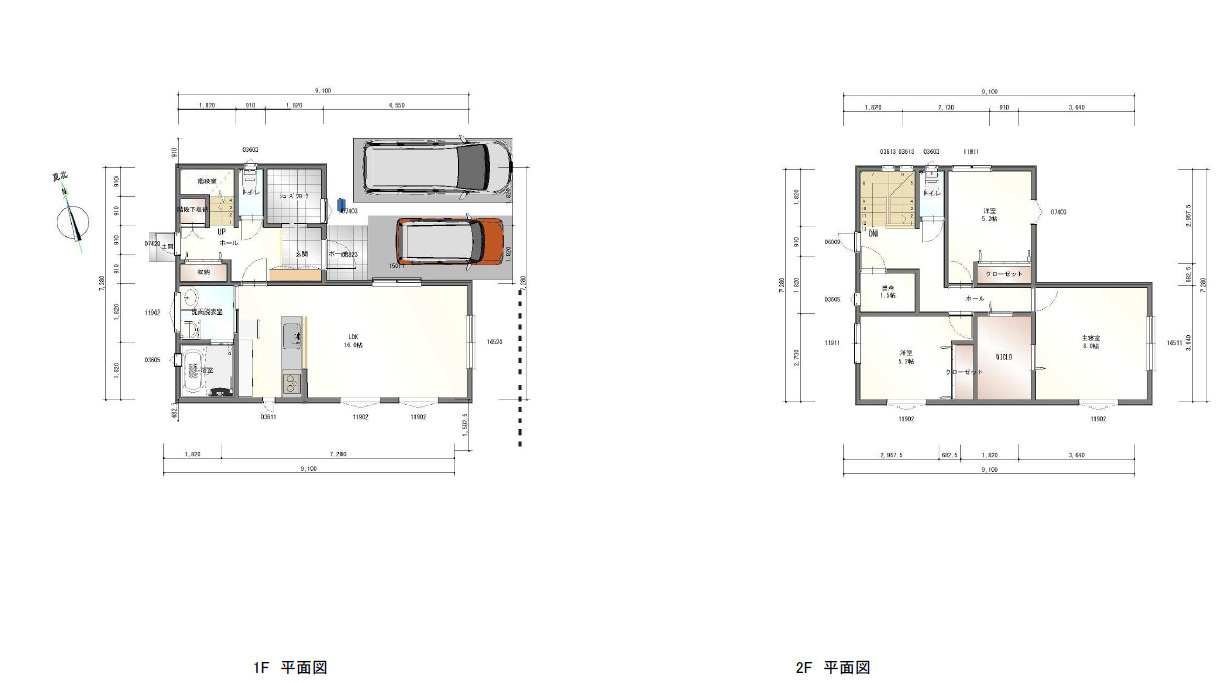 姫路市飾磨区英賀東町２丁目／売土地|参考プラン