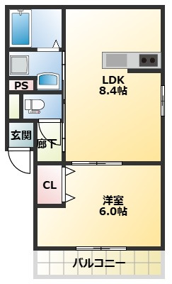 Residence　Haru　Ⅰの間取り