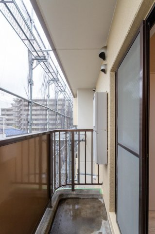 旧）森田マンションのバルコニー