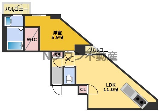 【間取り】 | SK BUILDING-501 | 間取りです。