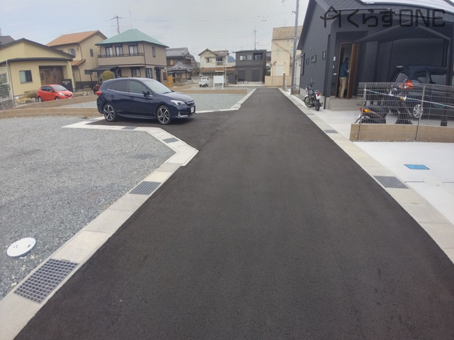【前面道路含む現地写真】 | たつの市誉田町福田／7区画 | 分譲地全体写真です