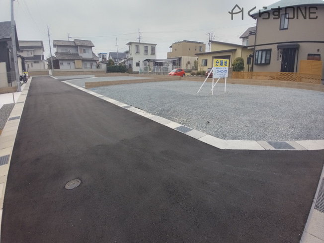 【前面道路含む現地写真】 | たつの市誉田町福田／7区画 | 分譲地全体写真です