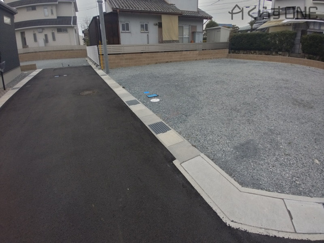 【前面道路含む現地写真】 | たつの市誉田町福田／7区画 | 分譲地全体写真です