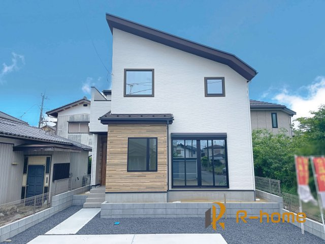 つくばみらい市伊奈東9期　新築戸建て　1号棟の外観|ご予約を頂ければ、『平日』はもちろん『早朝』や『夜間』もご見学可能です♪お気軽にお申し付けください♪