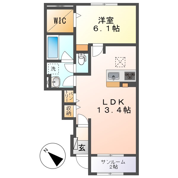 アイナの間取り