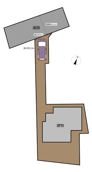 リフォーム中古戸建　丹羽郡扶桑町大字斎藤字北山　昭和60年築の区画図