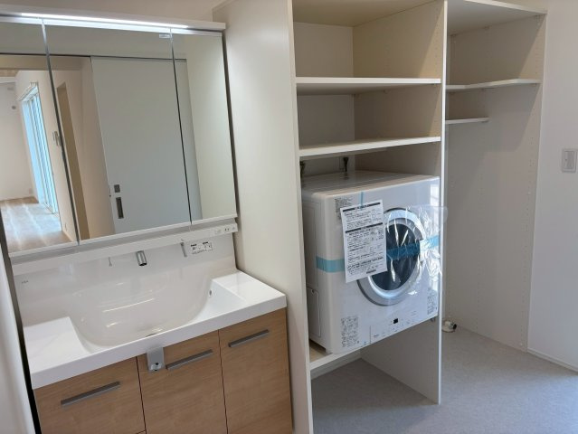 ピークス山の田中央のランドリースペース