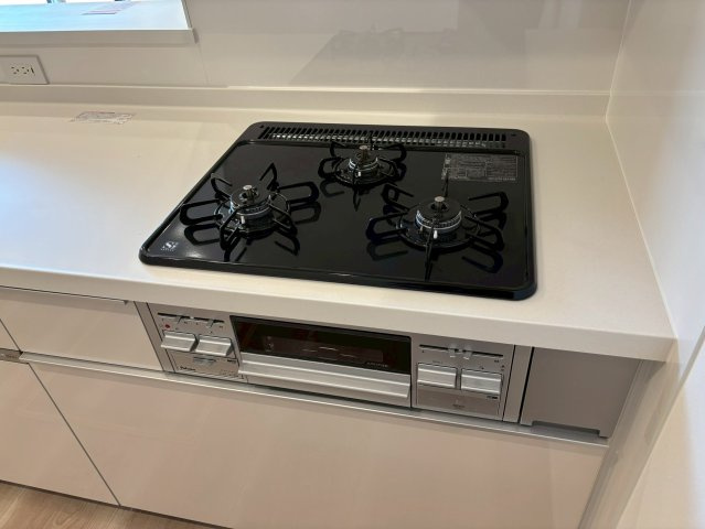 ピークス山の田中央のキッチン