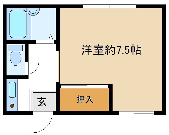 暁21・0号館の間取り|イメージになります。
