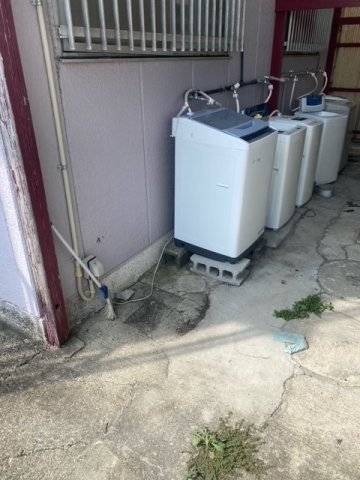 暁21・0号館のその他共用部分|洗濯機置き場(共同用と個人用)