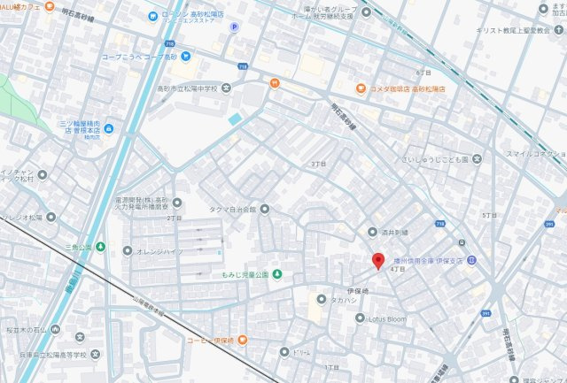 【地図】 | 高砂市伊保崎４丁目　中古戸建