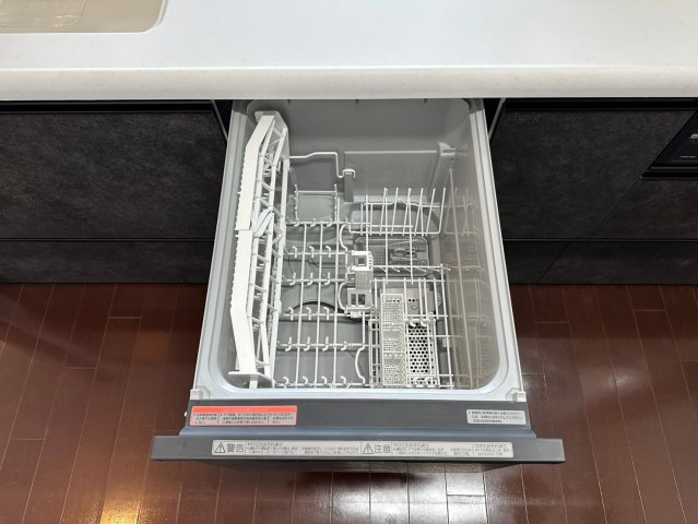 パルシオ本山鹿子町のキッチン|高温洗浄で除菌！家事の時間短縮や節水効果も期待できます！