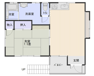 【間取り】 | 【北杜市白州町台ヶ原】登山好きの方ににオススメな別荘