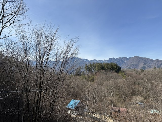 【北杜市白州町台ヶ原】登山好きの方ににオススメな別荘の展望