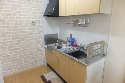 【キッチン】 | メゾン・ド・セリーヌⅡ | コンパクトなキッチンで掃除もラクラク