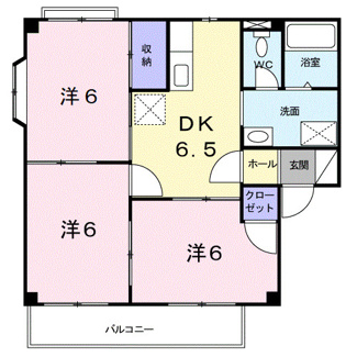 【間取り】 | グレイスⅠ