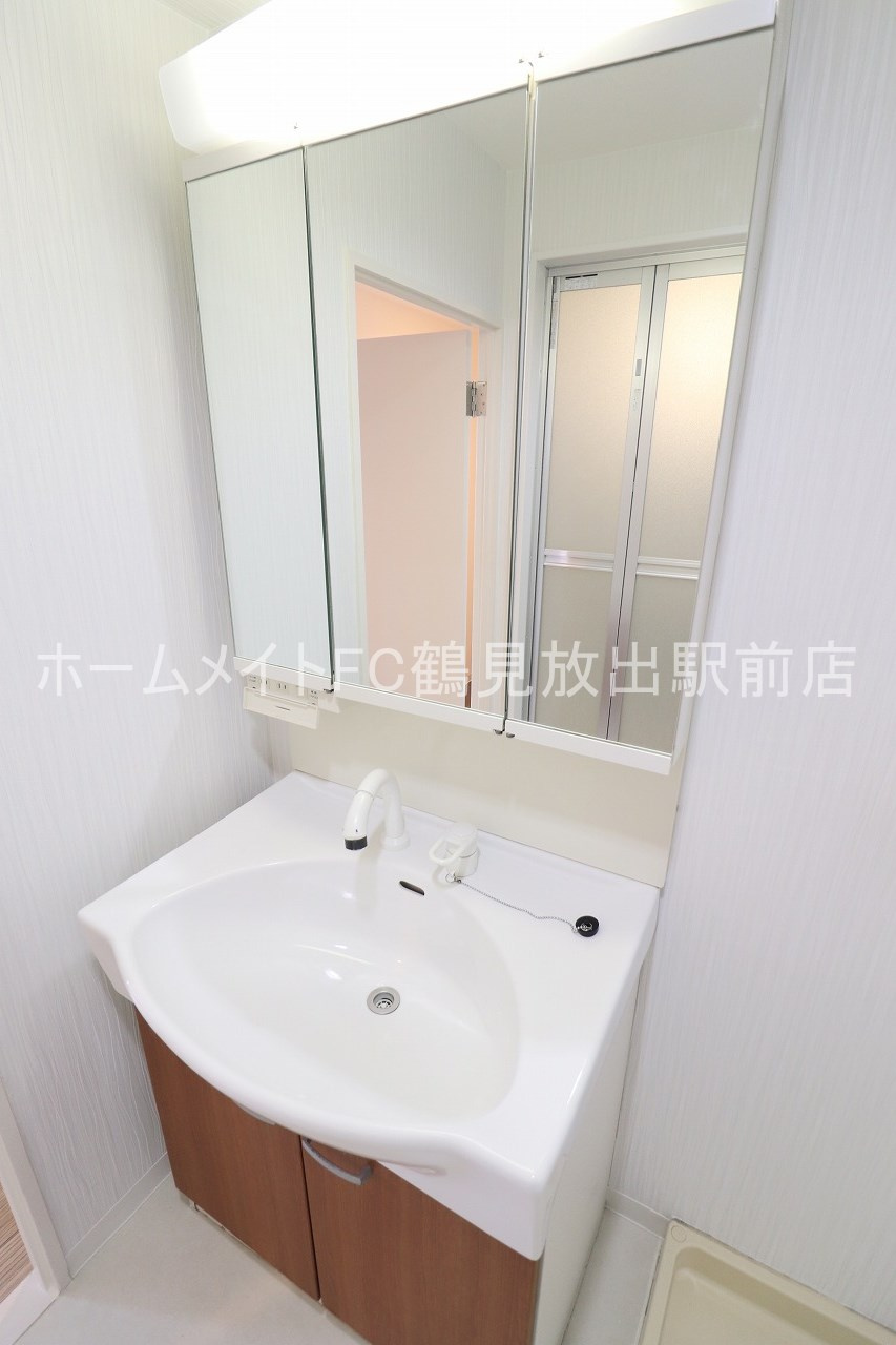大阪市城東区諏訪３丁目の賃貸マンションの独立洗面台
