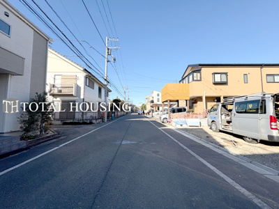 【前面道路含む現地写真】 | －未公開－府中市美好町2丁目　新築戸建　全4棟