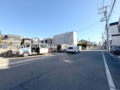 【前面道路含む現地写真】 | －未公開－府中市美好町2丁目　新築戸建　全4棟