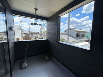 【バルコニー】 | 池田市井口堂３丁目　新築戸建　３号棟