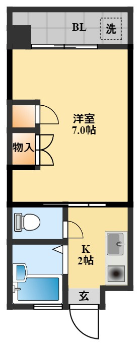 サントピア中園の間取り