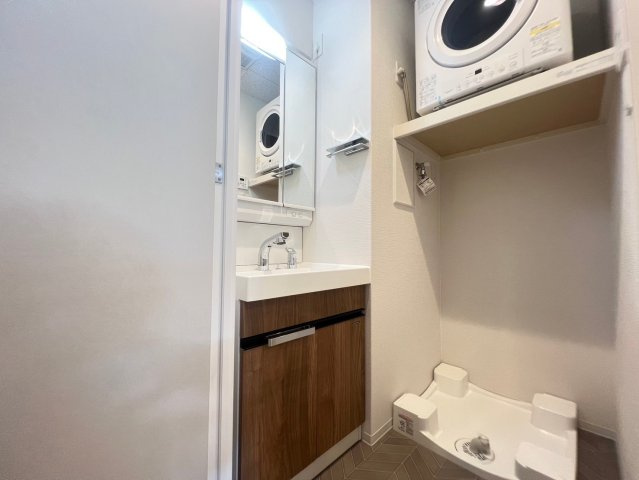 シャテーニュ上本町の独立洗面台