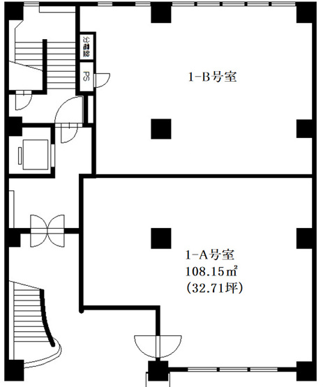 【間取り】 | K.Sビル | 1-A　号室