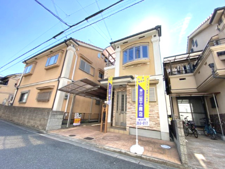 サン・タウン上小坂２丁目の外観|■デザイン性のあるスタイリッシュな外観♪♪
■アクセントタイルで高級感もプラス♪♪